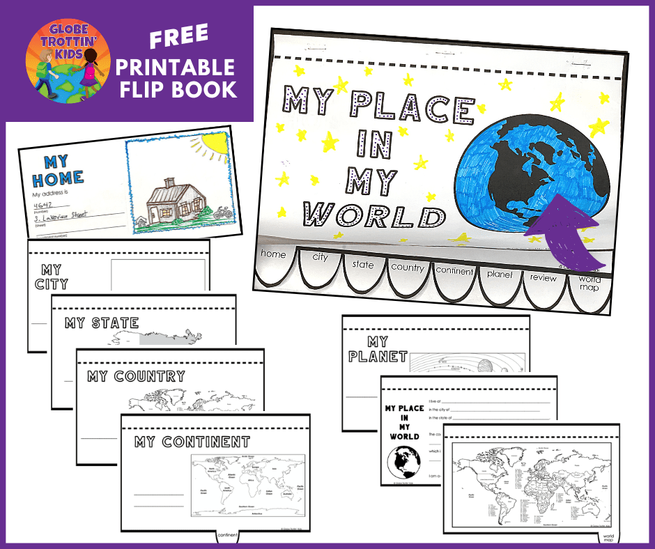 Global Learning in the Classroom: My Place in My Word free printable | Multicultural Kid Blogs
